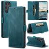 Premium Vintage Leather Wallet Case for Samsung Galaxy S24 Ultra - Flip Cover with Card Slots, Shockproof Retro Style (4 Colors)