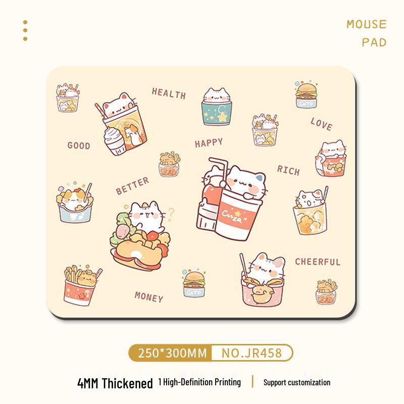 Cute Cartoon Non-slip Wear-resistant Mouse Pad for Home & Office