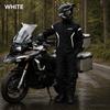 Motorcycle Raincoat Men Waterproof Reflective High Visibility Jacket Pants Set Breathable Windproof Motorbike Rain Suit