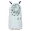 Ventilador de Água com Spray e Função de Vento Natural Simulada Ajuste Multi-Velocidade Portátil de Mão Umidificação de Longa Duração Para o Verão