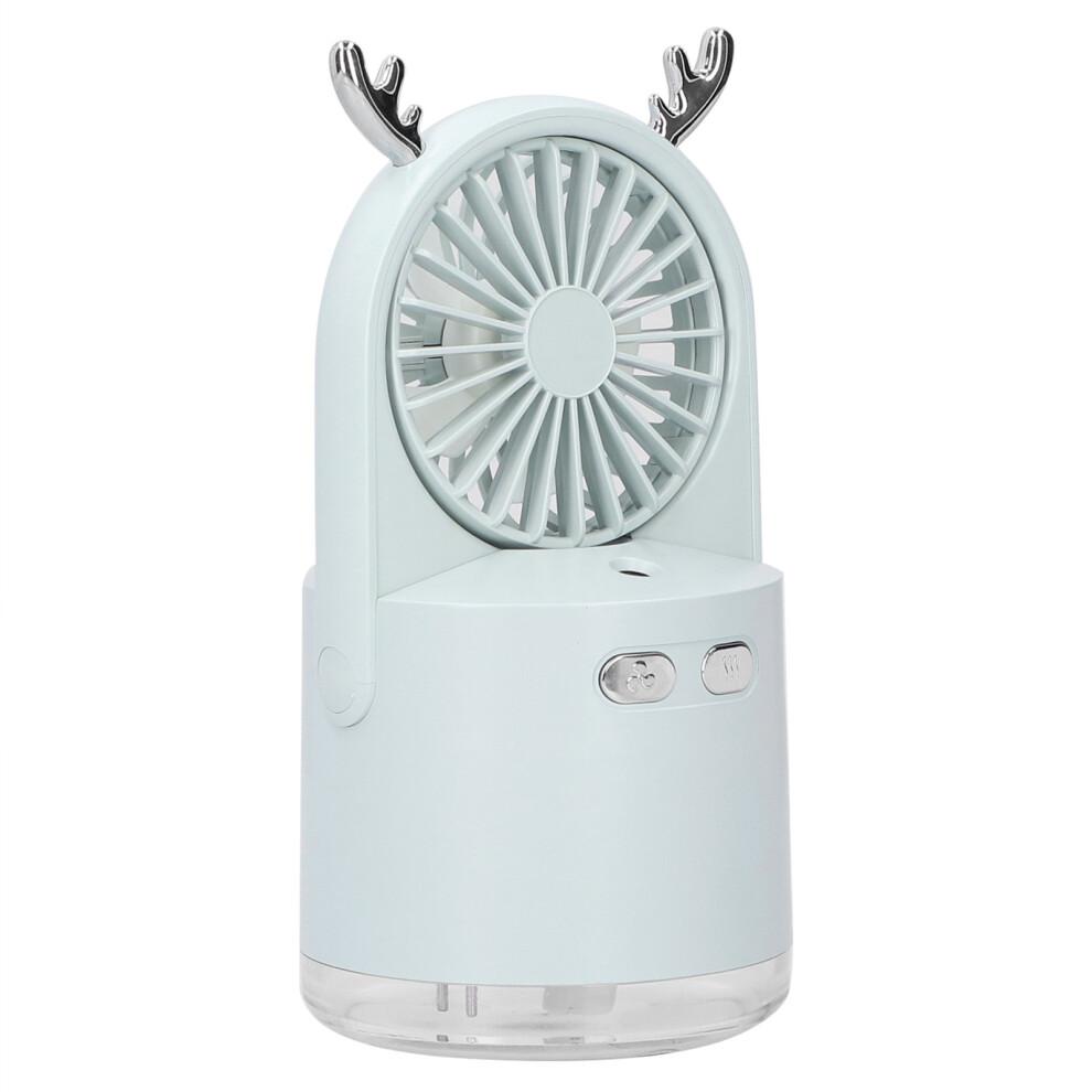Ventilador de Água com Spray e Função de Vento Natural Simulada Ajuste Multi-Velocidade Portátil de Mão Umidificação de Longa Duração Para o Verão