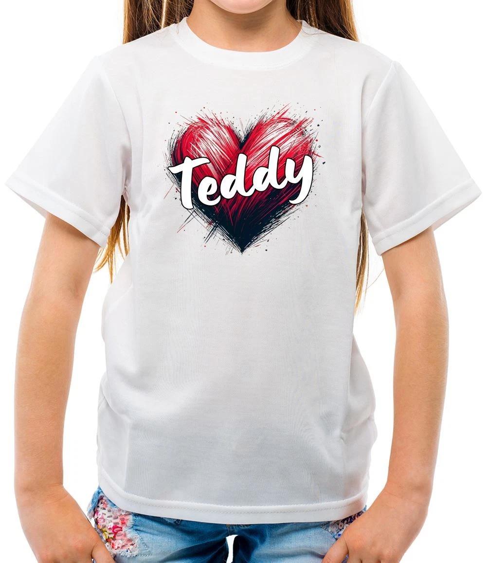 Love Heart Teddy - Kids T-Shirt - Singer Lyrics Fan Tour Love Conert 160