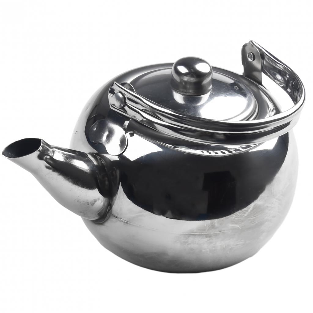 Camping Coffee Pot Made of Stainless Steel with Anti Scalding Handle