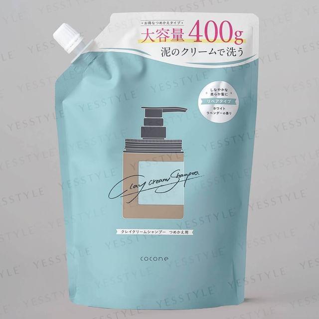

hugkumi+ - Cocone Clay Cream Shampoo Repair Refill 400g