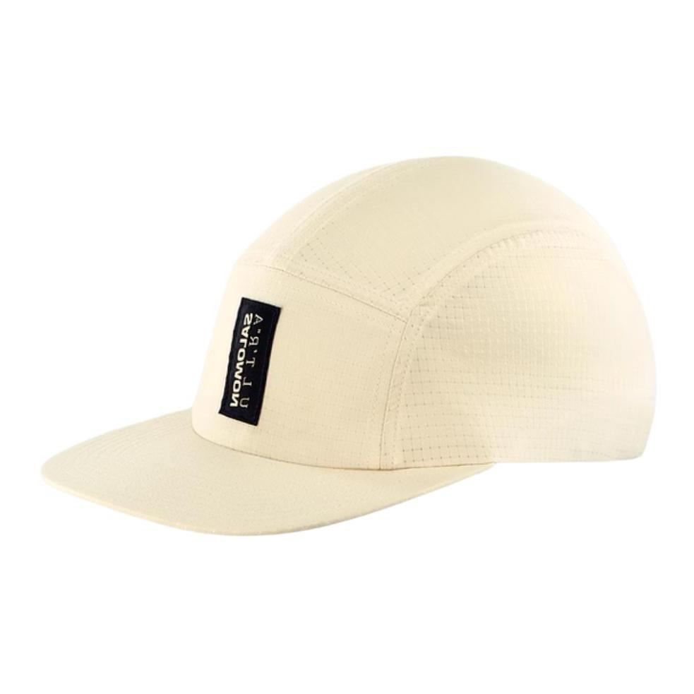 SALOMON Letter Print Baseball Caps Unisex Greige c13110 F