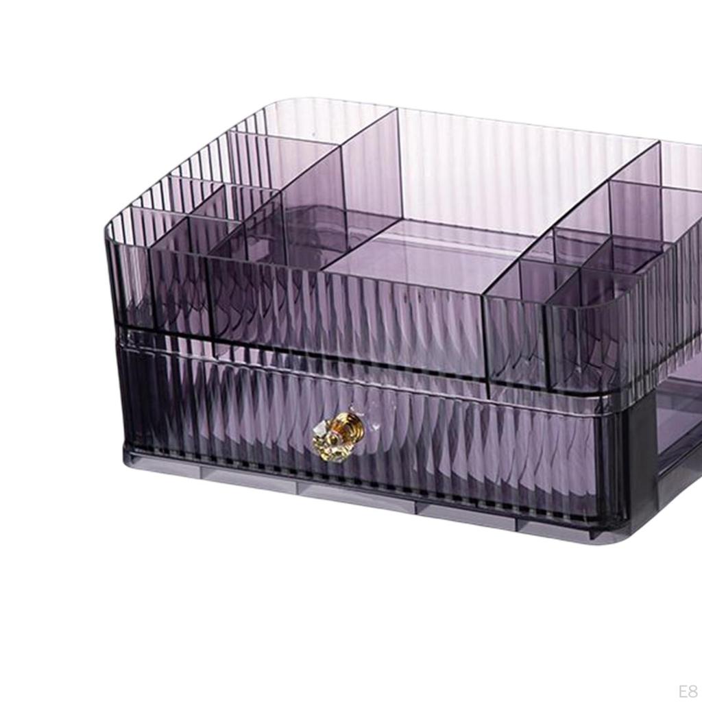 Kosmetikbox Tragbarer Hautpflegehalter Kosmetik-Display-Case Aufbewahrung für Schminktisch