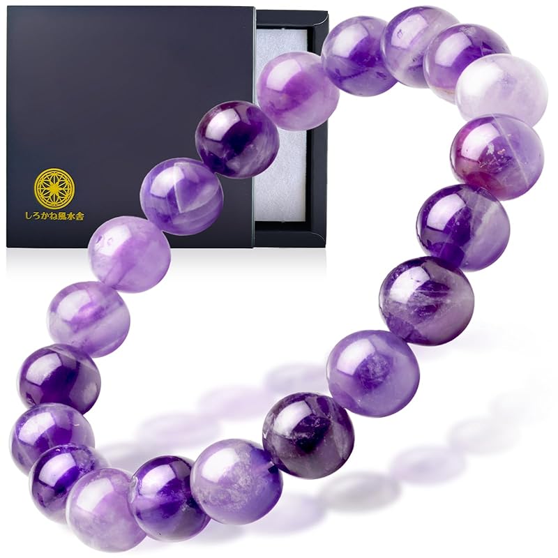 

[Shirokane Feng Shuisha] Satoshi Sanrin Supervision power stone natural stone tiger eye amethyst lapis lazuli 8mm 10mm You can choose 2 sizes money