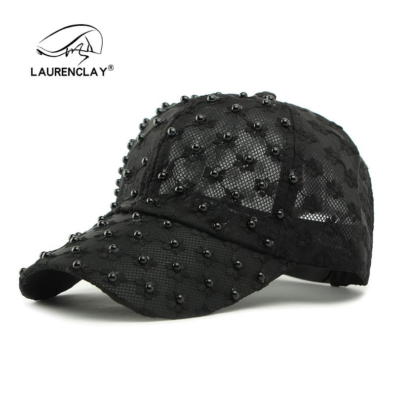 Sommerhut Damen Outdoor Sonnenschutz Visier Perlenblume Baseballkappe Hartschalenkappe Netzhut Trend