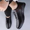 Fashion Stylish Men's Sneakers Genuine Leather Men's Walking Shoes Comfort Man Formal Casual Shoes Wedding Party Office Business Shoes