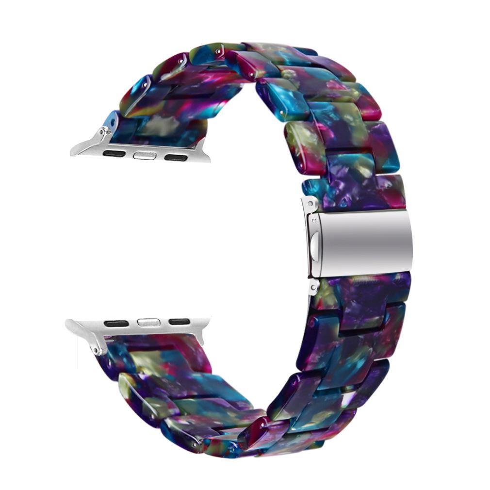 "Ühilduv vaigust ja kummist rihm Apple Watchi jaoks 42mm/46mm"