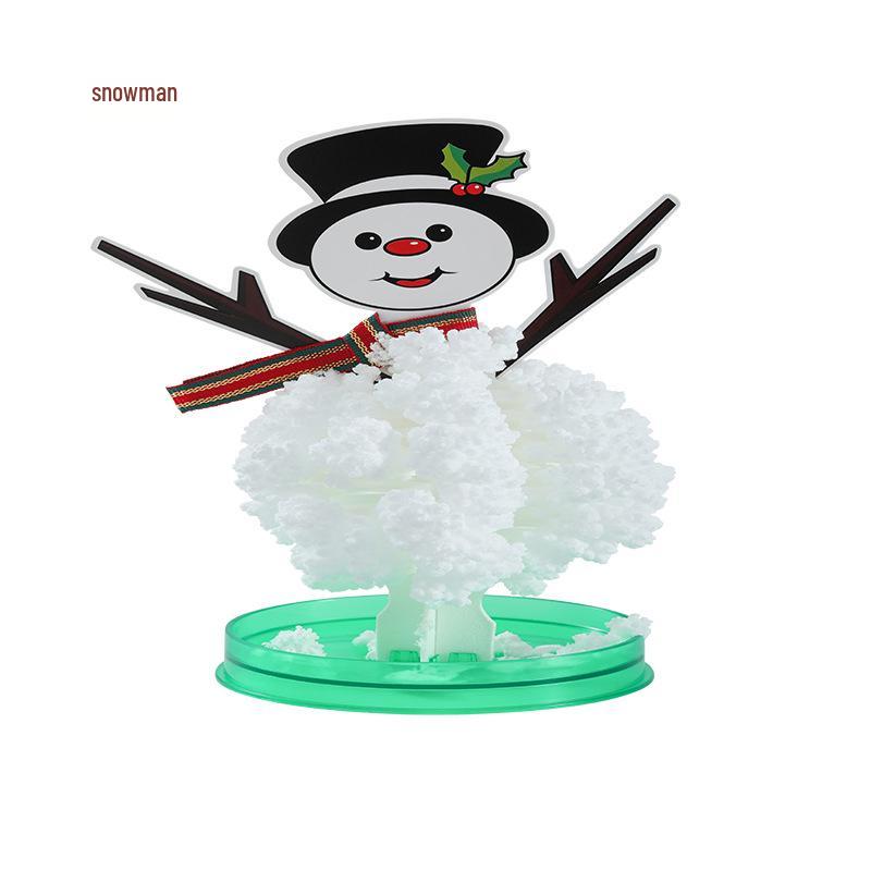 Blossoming Crystal Christmas Tree: Handmade Magic Growing Ornament & Gift