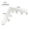 90° TL Type Cold-Rolled Steel Angle Iron Shelf Support Connector