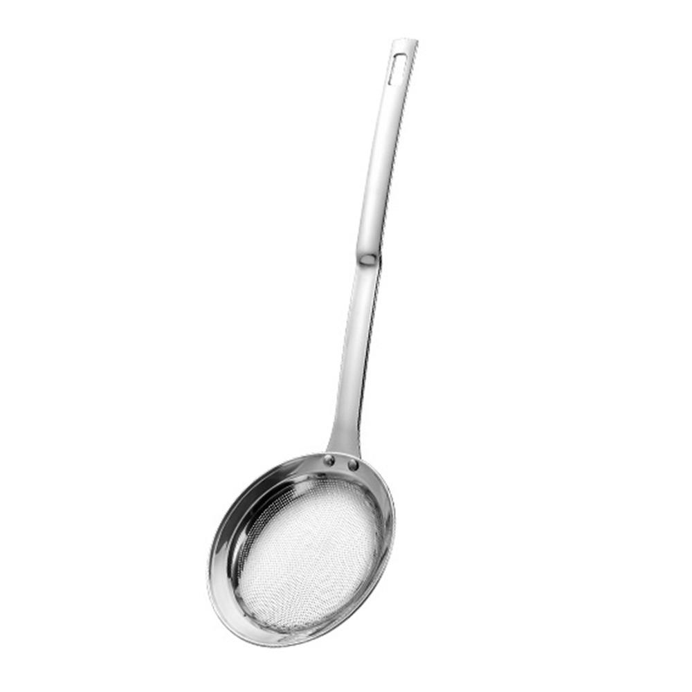 Reusable Stainless Steel Oil Skimmer Comfortable Handle Kitchen Strainer  Kitchen Utensils