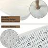 Kids Room Round Rug Non-Slip Carpet Floor Mat Area Rug Solar System Planet Design for Living Room Bedroom Playroom Minimalist