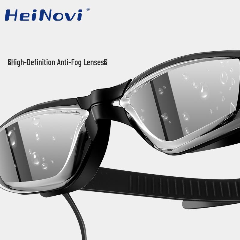 Anti-Fog Electroplated Silicone Racing Goggles for Men & Women