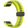 20mm Schnellwechsel Zweifarbiges Silikon Sportuhrarmband für Garmin Fenix 5S Plus 6S 7S Pro Solar Fenix 8 43mm Ersatzarmband