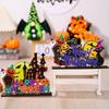 3D Halloween Wooden Ornaments Cute Halloween Decoration Props Ghost Desktop Ornament  Office