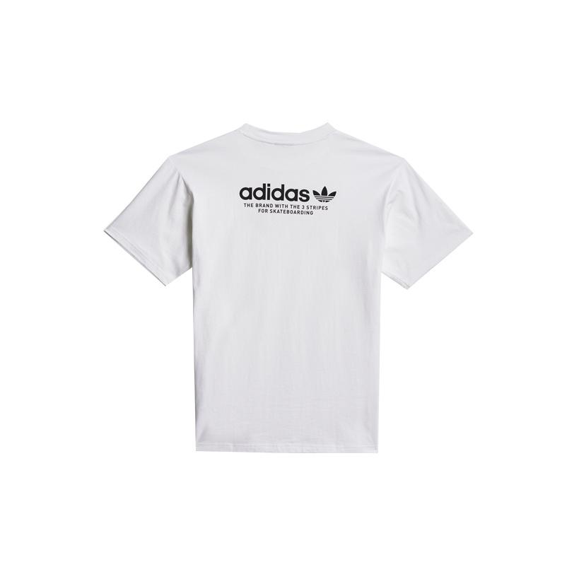 Adidas Originals Trefoil Round Neck Short Sleeve T-Shirt Unisex Tops White GM5176