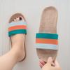 Summer Linen Women'S Slippers Flat Sandals Home Color EVA Lightweight Shoes For Women Casual Slippers
