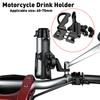 Motorcycle Drink Holder ATV Dirt Bike Water Bottle Mount Bike Handlebar Drink Cup Holder Motorcycle Bicycle Accessories