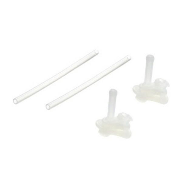 Richell AQ Trinkbecher mit Strohhalm 320ml, 1 Stück, marineblau