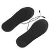 Heated Insole Cuttable Warm USB Rechargeable Electric Foot Warmer for Men Fishing Camping Hiking (Size 40‑46)