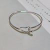 Creative Heart Buckle Women's Bracelet - Sweet, Versatile, Trendy, and Unique Niche Fashion Jewelry.