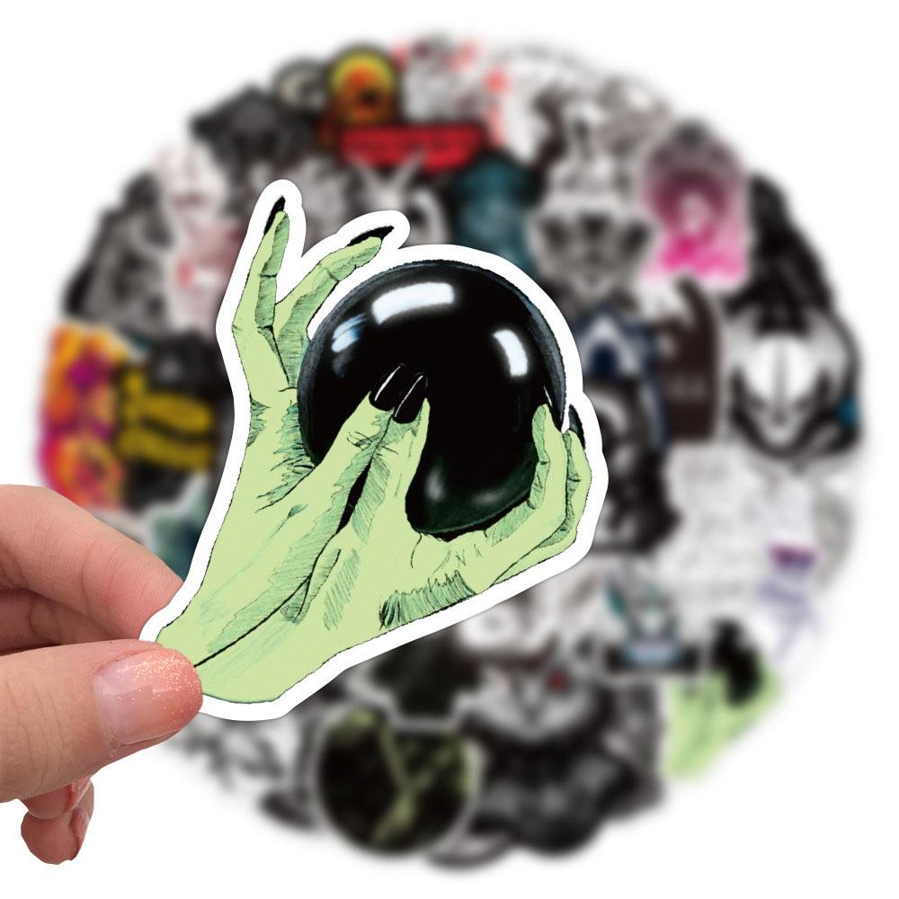 10 30 50Pcs Cool Witch Demon Gothic Graffiti Stickers Aesthetic Art Decals Scrapbook Laptop Guitar Phone Car Sticker Kids Toy
