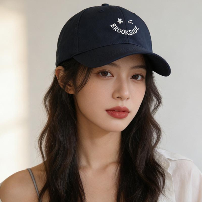 Cotton Baseball Cap With Embroidered Letters For Casual Sun Protection Men Women