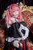 Lady Lazy Dracula Little Devil Cosplay Devil Gothic Lolita Maid Succubus Black (M)