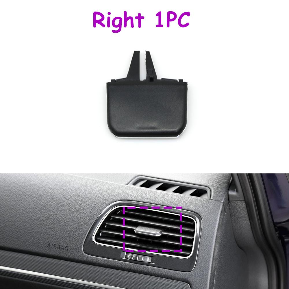 Golf 7 1/2PCS Car Front Dashboard Rear Air Conditioner AC Vent Grille Outlet Tab Clip Pick Slider For VW Volkswagen 2014-