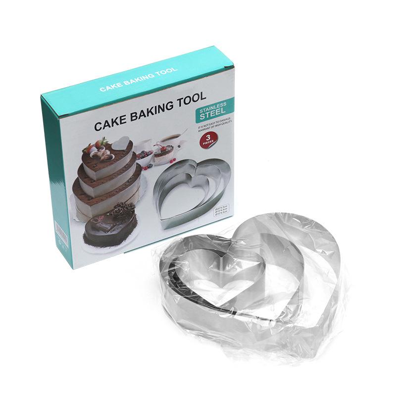 Stainless Steel Mousse & Cookie Cutter Set - Round Cake, Chocolate, DIY Baking Tool
