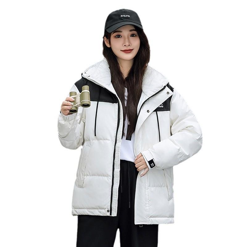 Kollision mit Paar Daunenjacke Damen Winter 2025 Neue Koreanische Version Kurze Unisex Baumwolljacke Verdickte Jacke
