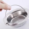Kitchen Sink Strainer With Handle Design Stainless Steel Rust Free Anti-clogging Drain Strainer