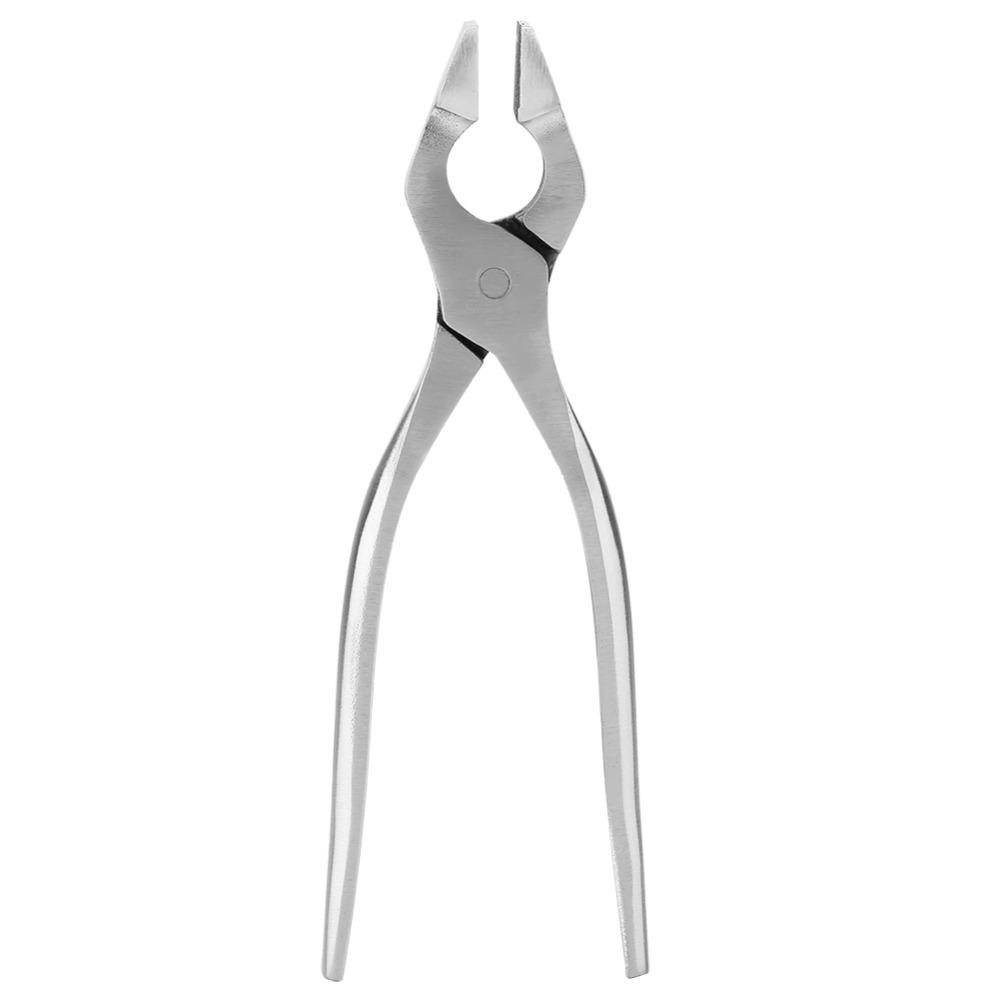 Polished Jaws Leather Edge Press Pliers Heavy Duty Sheet Metal Hand Seamer  For Wallet Crafting