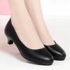 New Genuine Leather Women Shoes Low Heel Comfortable Female Casual Shoes Mid Heel Office Work Shoes Women Wedges Shoes 8 Models
