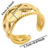 6pcs/lot Gold Plated Stainless Steel Base Rings Settings DIY Blank Knuckle Rings for Women Jewelry Charms Never Fade Wholesale