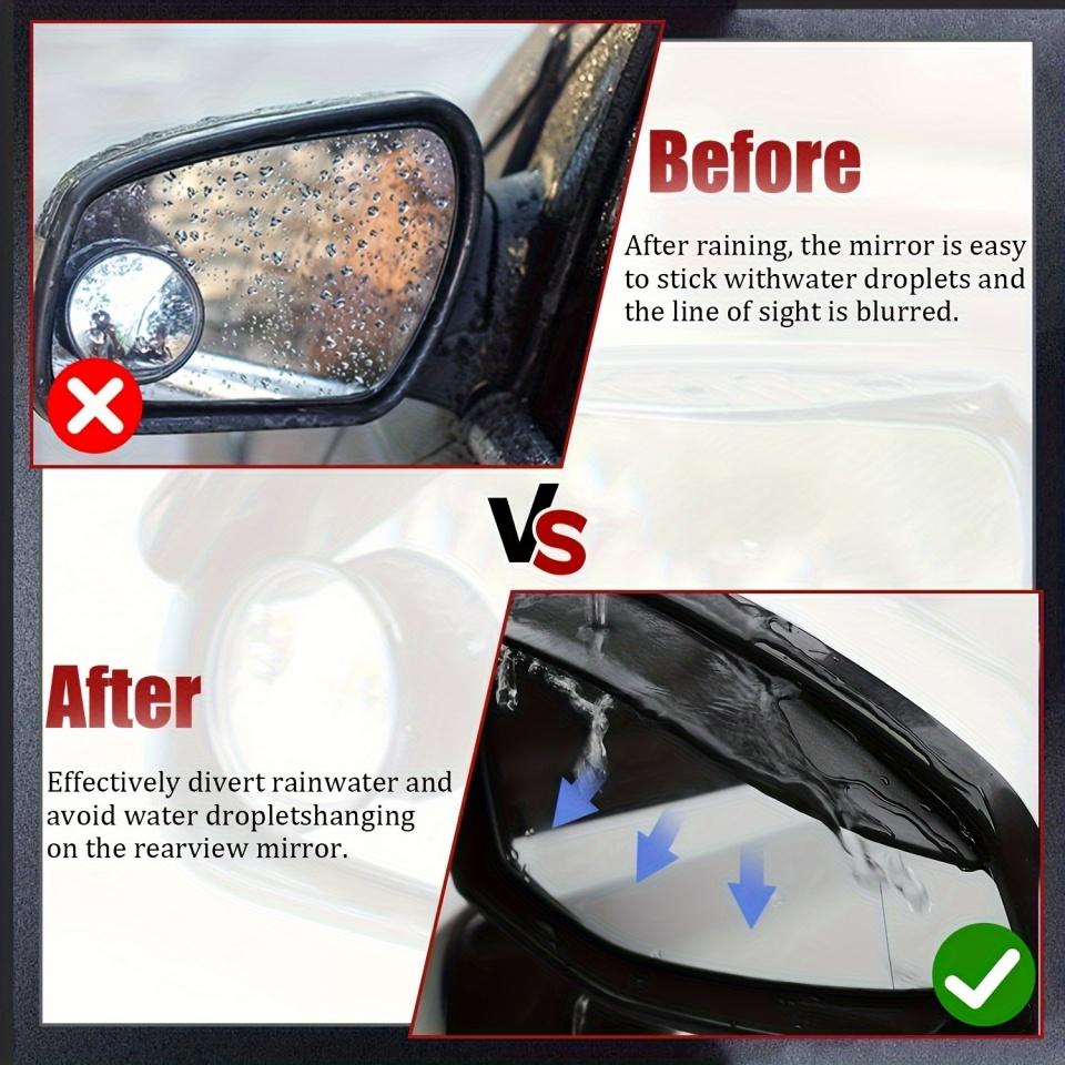 Universal Car Rearview Mirror Rain Eyebrow Auto Car Rear View Side Rain Shield Snow Guard Sun Visor Shade Protector PVC