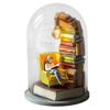 Reader Night Light Eye  Book Night Light Stacking Book Light Reading Corner Lighting Glass Ceiling Light With Bulb Bookshelf Light