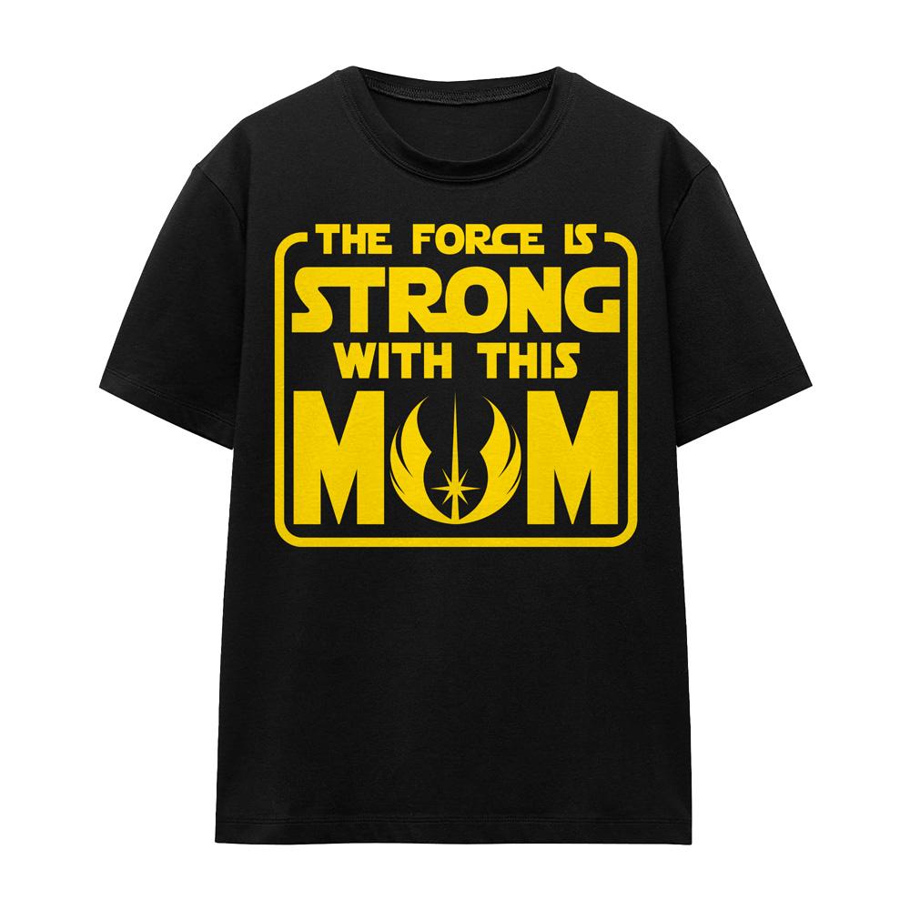 STAR WARS Unisex Adult Force Is Strong With Mum Mothers Day T-Shirt