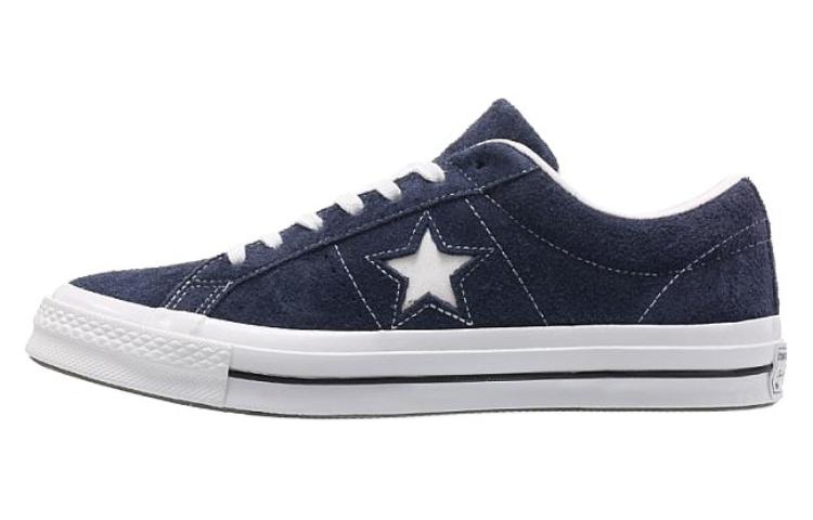 Converse Ox Premium Suede 'Bleu Foncé' One Star 158371C 37.5 gray