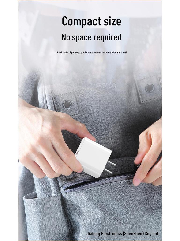 Compatible with Apple 20W PD Charger Head, 3C Certified for iPhone 15 Fast Charging