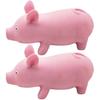 Luxshiny Set of 2 Pink Pig Shape Stress Relief Stretchy Pig Squeezing Toy Anxiety Relief for Kids Adults Perfect Desktop Decoration