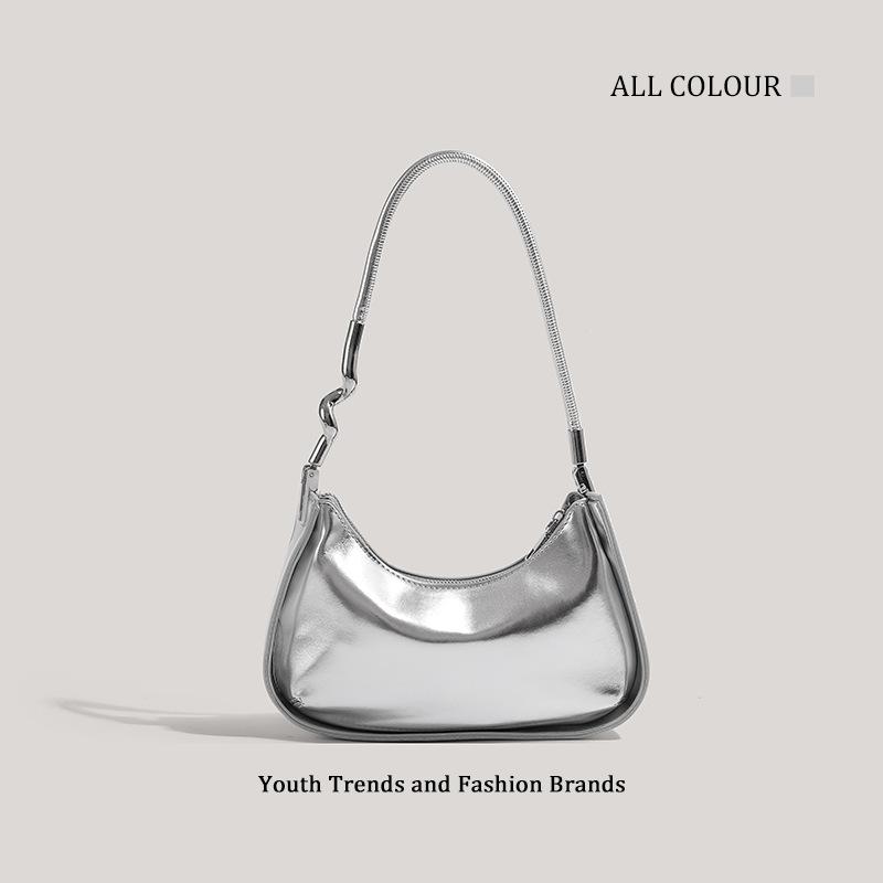 Высококачественная сумка под мышку, модная портативная сумка-полумесяц, универсальная нишевая сумка через плечо