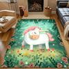 Cartoon Cute Unicorn Print Carpet Living Room Bedroom Bedside Sofa Floor Mat Modern Home Decor Kids Room Area Rug Luxury Gift