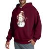 Men's Hooded Sweatshirt, Contrasting Color Sweatshirt, Sports   Casual Jacket