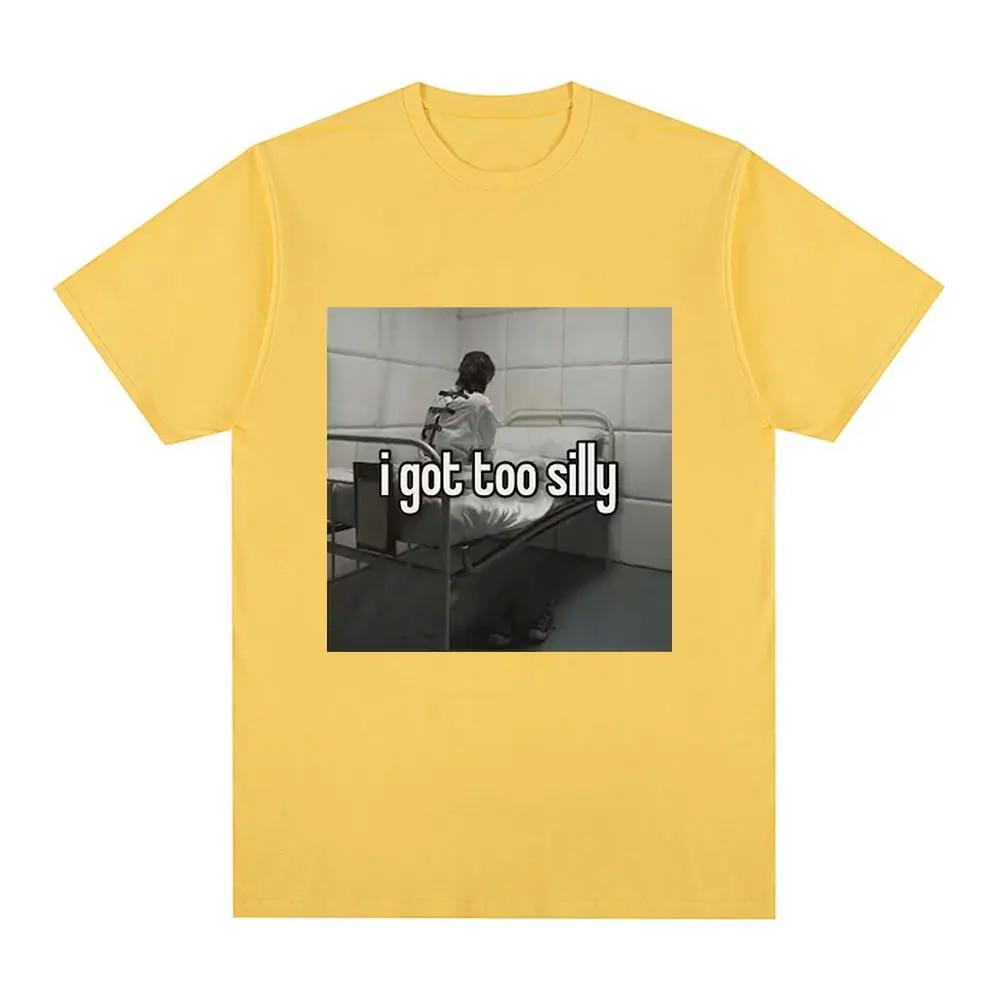 

Футболка с графическим принтом «Я получил слишком глупо», забавная футболка унисекс, женская мода, винтажные футболки, хлопковая повседневная футболка большого размера, уличная одежда 3XL