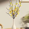 6PCS Real Touch Artificial Plum Branches Plastic Wintersweet Flower  Wedding Ceremony