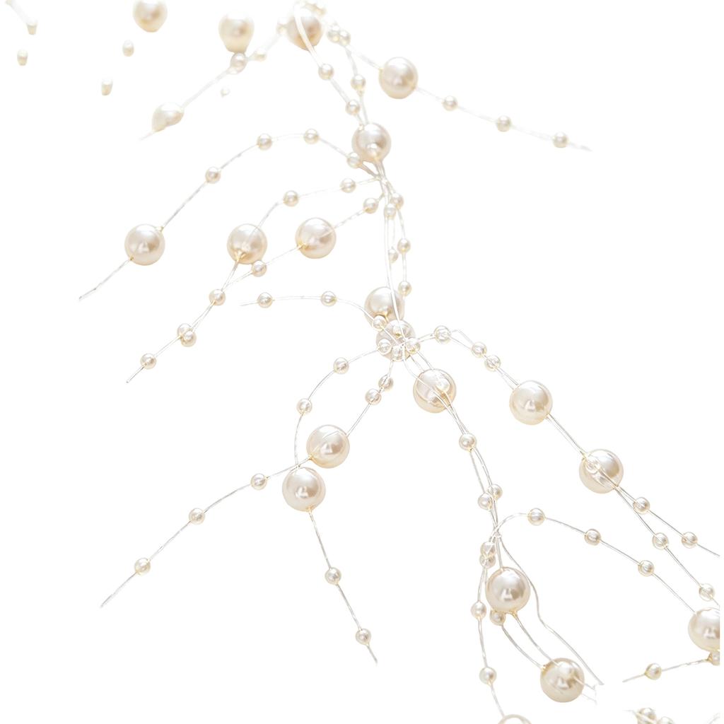 Christmas Tree Ornaments Round Bead Garland Hanging Decor for Holiday Party Home