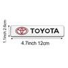 Aluminum Car Badge Sticker Auto Body Trunk Decoration Accessories For Toyota Century Auris Mirai Premio Yaris Camry Carola Prius